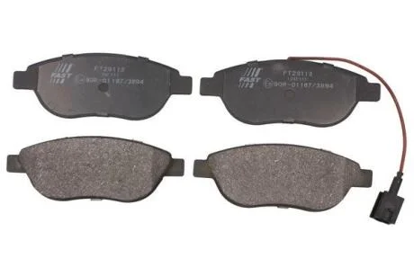 Комплект тормозных колодок, дисковый тормоз FAST FT29113
