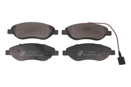 Комплект гальмівних накладок, дискове гальмо FAST FT29145