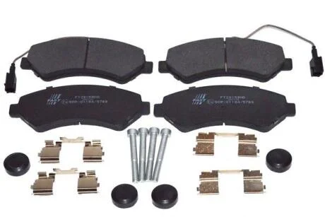 Колодки гальмівні дискові передні під 2 датчики комплект FIAT Ducato 06-14, Ducato 14-, PEUGEOT Boxer 06-14, Boxer 14-, CITROEN Jumper 06-14, Jumper 14- FAST FT29158HD
