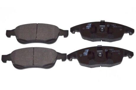 Колодки гальмівні дискові передні комплект PEUGEOT Partner 08-, 5008 09-16, CITROEN Berlingo 08-18, Berlingo 96-08, C4 10-20, C4 Picasso 06-13, DS4 10-15, DS5 11-15, DS DS4 15-18 FAST FT29514