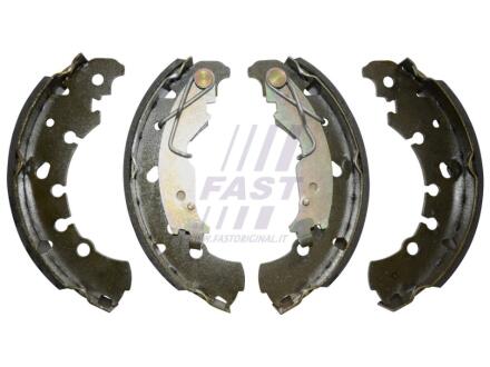 Колодки гальмівні барабанні FIAT Fiorino 07-, Grande Punto 05-10, Punto 09-18, Qubo 08-19, Panda 11-, Panda 03-12, PEUGEOT Bipper 08-17, CITROEN Nemo 08-17, OPEL Corsa D 06-15, Adam 13-19, LANCIA Ypsilon 03-11, Ypsilon 12- FAST FT30060
