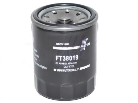 Фільтр масляний 1.4Bifuel 16V, 1.2MPI 8V, 1.2MPI 16V, 1.4MPI 12V Fiat Doblo 00-09, Fiat Fiorino 07-, Opel Combo D 11-18 FAST FT38019
