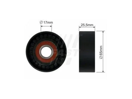 Ролик натяжителя поликлинового ремня (отдельно) (17x65x25.5) Alfa Romeo Opel FAST FT44540