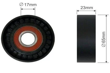 Натяжний ролик, поліклиновий ремінь FAST FT44545