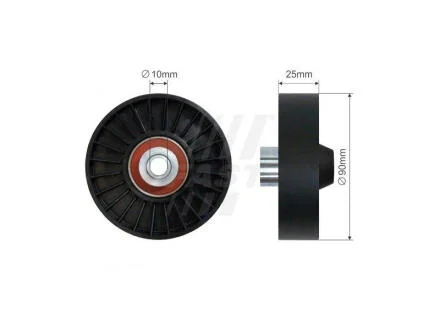 Натягувач Ременя Micro-V FIAT Ducato 06- Ролик 2.3 Jtd FAST FT44548