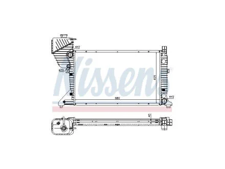 Радіатор, система охолодження двигуна FAST FT55555