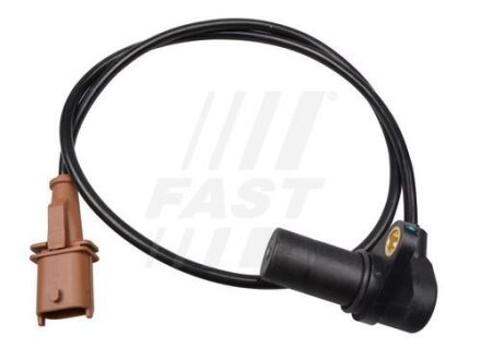 Датчик положення колінвалу FIAT Stilo 01-10, Bravo 95-01, ALFA ROMEO 156 97-07, 166 98-07, GT 03-10, GTV 94-05, 147 00-10, 145 96-01, LANCIA Thesis 02-09, Lybra 99-05, Kappa 94-01 FAST FT75533