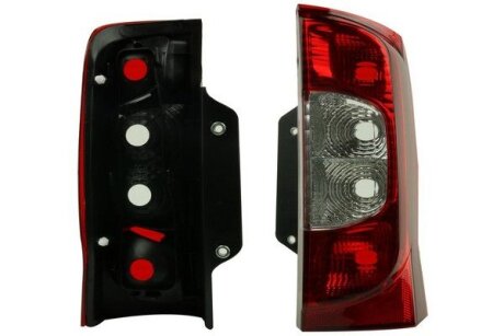 Ліхтар правий без плати FIAT Fiorino 07-, Qubo 08-19, PEUGEOT Bipper 08-17, CITROEN Nemo 08-17 FAST FT86380