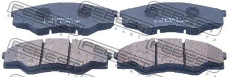 КОЛОДКИ ТОРМОЗНЫЕ ПЕРЕДНИЕ (TOYOTA HILUX GGN15, GGN25 2005-) FEBEST 0101-KUN40F