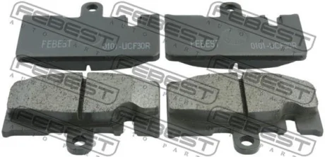 КОЛОДКИ ТОРМОЗНЫЕ ЗАДНИЕ (LEXUS LS430, CELSIOR UCF30 2000-2006) FEBEST 0101-UCF30R