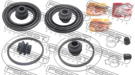 РЕМКОМПЛЕКТ СУППОРТА ТОРМОЗНОГО ПЕРЕДНЕГО (TOYOTA YARIS/ECHO NCP10/SCP10 1999-2005) FEBEST 0175-SCP10F