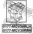 СУППОРТ ТОРМОЗНОЙ ЗАДНИЙ ЛЕВЫЙ (TOYOTA CAMRY ACV3#/MCV3# 2001-2006) FEBEST 0177-MCV30RLH (фото 2)
