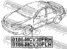БРЫЗГОВИК ПЕРЕДНИЙ ЛЕВЫЙ (TOYOTA CAMRY ACV30/MCV30 2001-2006) FEBEST 0186-MCV30FLH (фото 2)