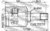 ШРУС ВНУТРЕННИЙ ЛЕВЫЙ 35x40x29 (HONDA PILOT YF4 2009-) FEBEST 0311YD2LH (фото 2)
