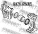 Поршень суппорта (ПОРШЕНЬ СУППОРТА ТОРМОЗНОГО ПЕРЕДНЕГО MITSUBISHI OUTLANDER CW# 2006-2012) FEBEST 0476-CW5F (фото 2)