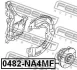 Маточина колеса FEBEST 0482-NA4MF (фото 2)