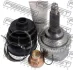 ШРУС наружн. к-т (30x56x28) MAZDA 626 GF 97-02, 626 WAGON GW 97-02 FEBEST 0510-037A44 (фото 1)