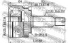 ШРУС НАРУЖНЫЙ 25X64.5X30 (HYUNDAI IX35/TUCSON 10MY 2009-2015) FEBEST 1210-IX35MTA48 (фото 2)