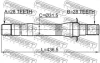 ПІВВІСЬ ПРАВА 28X436.8X28 (HYUNDAI SANTA FE (CM) 2006-2012) FEBEST 1212-CM10MT4WD (фото 2)