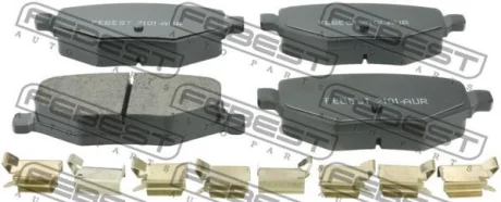 Колодки дискового гальма FEBEST 2101-AUR
