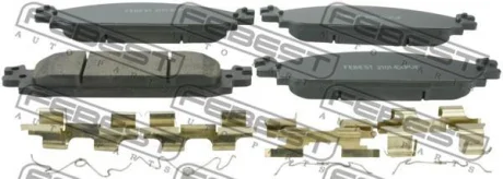 КОЛОДКИ ГАЛЬМІВНІ ПЕРЕДНІ КОМПЛЕКТ (FORD EXPLORER V TUB 2011-) FEBEST 2101-EXPVF