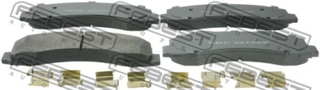 КОЛОДКИ ГАЛЬМІВНІ ПЕРЕДНІ КОМПЛЕКТ FEBEST 2101-F150V2F