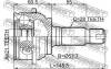 ШРУС НАРУЖНЫЙ ЗАДНИЙ 21X55.5X28 (LAND ROVER FREELANDER I 1996-2006) FEBEST 2910-FLIR (фото 2)