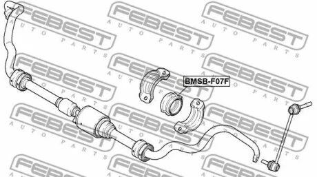 ВТУЛКА ПЕРЕДНЬОГО СТАБІЛІЗАТОРА D50 FEBEST BMSBF07F