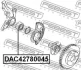 Підшипник маточини FEBEST DAC42780045 (фото 2)