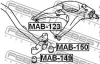 Сайлентблок важеля FEBEST MAB-149 (фото 2)