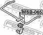 Втулка стабілізатора FEBEST MSB-065 (фото 2)