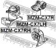 ПОДУШКА ДВИГАТЕЛЯ ЛЕВАЯ (MAZDA CX-7 ER 2007-2012) FEBEST MZM-CX7LH (фото 2)