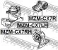 ПОДУШКА ДВИГАТЕЛЯ ЛЕВАЯ (MAZDA CX-7 ER 2007-2012) FEBEST MZM-CX7LH (фото 2)
