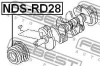 ШКІВ КОЛЕНВАЛА RD28 FEBEST NDS-RD28 (фото 2)