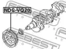 ШКИВ КОЛЕНВАЛА VQ20DE/VQ30DE (NISSAN BASSARA JU30 1999-2003 NISSAN INFINITI FX35/FX45 S50 2002- NISS FEBEST NDSVQ20 (фото 2)