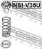 ПРОСТАВКА ПРУЖИНЫ ВЕРХНЯЯ (NISSAN FUGA Y50 2004-2009) FEBEST NSI-V35U (фото 2)