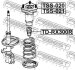 ОТБОЙНИК ЗАДНЕГО АМОРТИЗАТОРА (TOYOTA KLUGER L, V ACU25, MCU25 4WD 2000-2007) FEBEST TD-RX300R (фото 2)