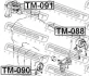 ПОДУШКА ДВИГАТЕЛЯ ПРАВАЯ (TOYOTA YARIS/ECHO NCP10/SCP10 1999-2005) FEBEST TM-091 (фото 2)