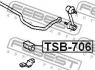 Втулка стабілізатора FEBEST TSB-706 (фото 2)