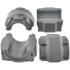 ВТУЛКА ПЕРЕДНЕГО СТАБИЛИЗАТОРА КОМПЛЕКТ D23.2 AUDI A3/S3/SPORTB./LIM./QU 2013- [ FEBEST VWSB5G1FD23KIT (фото 1)
