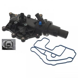 Термостат с корпусом, уплотнением и термовыключателем Renault (FEBI) FEBI BILSTEIN 100233