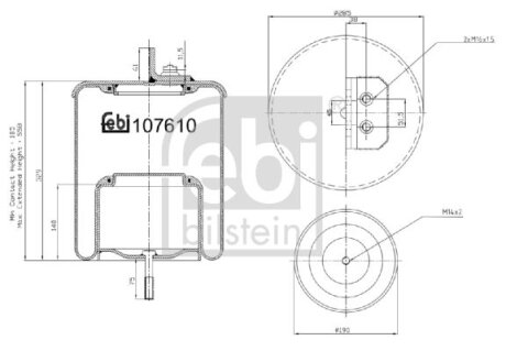 FEBI - Пневмоподушка FEBI BILSTEIN 107610