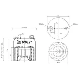 FEBI - Пневмоподушка FEBI BILSTEIN 109227