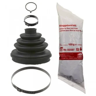 Гумовий пильовик шарніра зовнішній/передн (fi: 24/92) (довжина83) (комплект) MERCEDES SPRINTER 2-T (B901, B902), SPRINTER 3-T (B903), SPRINTER 4-T (B904) 2.3/2.3D/2.9D 01.95-05.06 FEBI BILSTEIN 14071