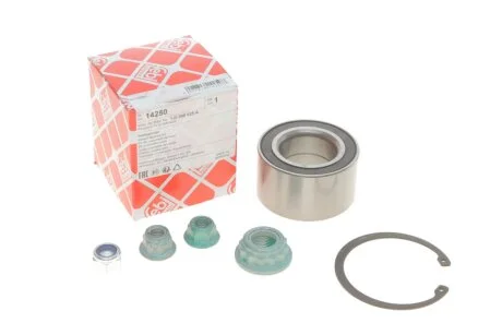 Рем.комплект подшипников cтупицы с гайкой хвостовика моста, гайками и стопорным кольцом FEBI BILSTEIN 14250