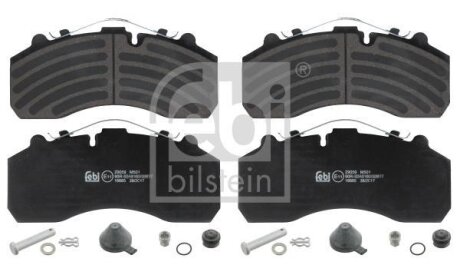 Колодки гальмівні дискові / BPW,SAF,SMB WVA 29061, С МОНТ. КОМ-ТОМ FEBI BILSTEIN 16665