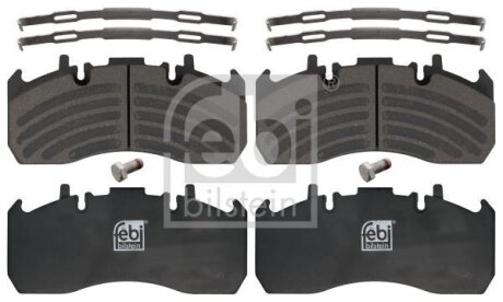 Комплект тормозных колодок, дисковый тормоз FEBI BILSTEIN 16906