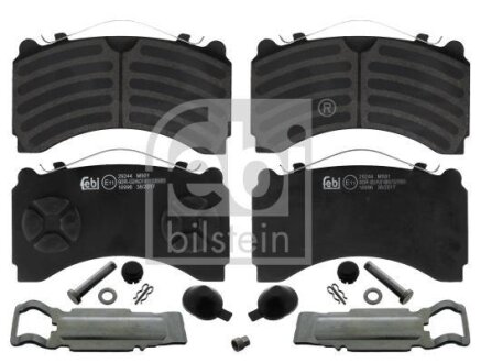 Комплект тормозных колодок, дисковый тормоз FEBI BILSTEIN 16996