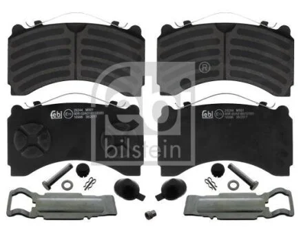 Комплект тормозных колодок, дисковый тормоз FEBI BILSTEIN 16996