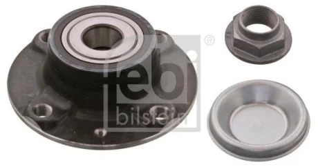 Рем.комплект подшипников cтупицы со ступицей колеса, гайкой хвостовика моста и пылезащитным колпаком FEBI BILSTEIN 28264
